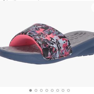 Under Armour Playmaker Slides in Toddler 12